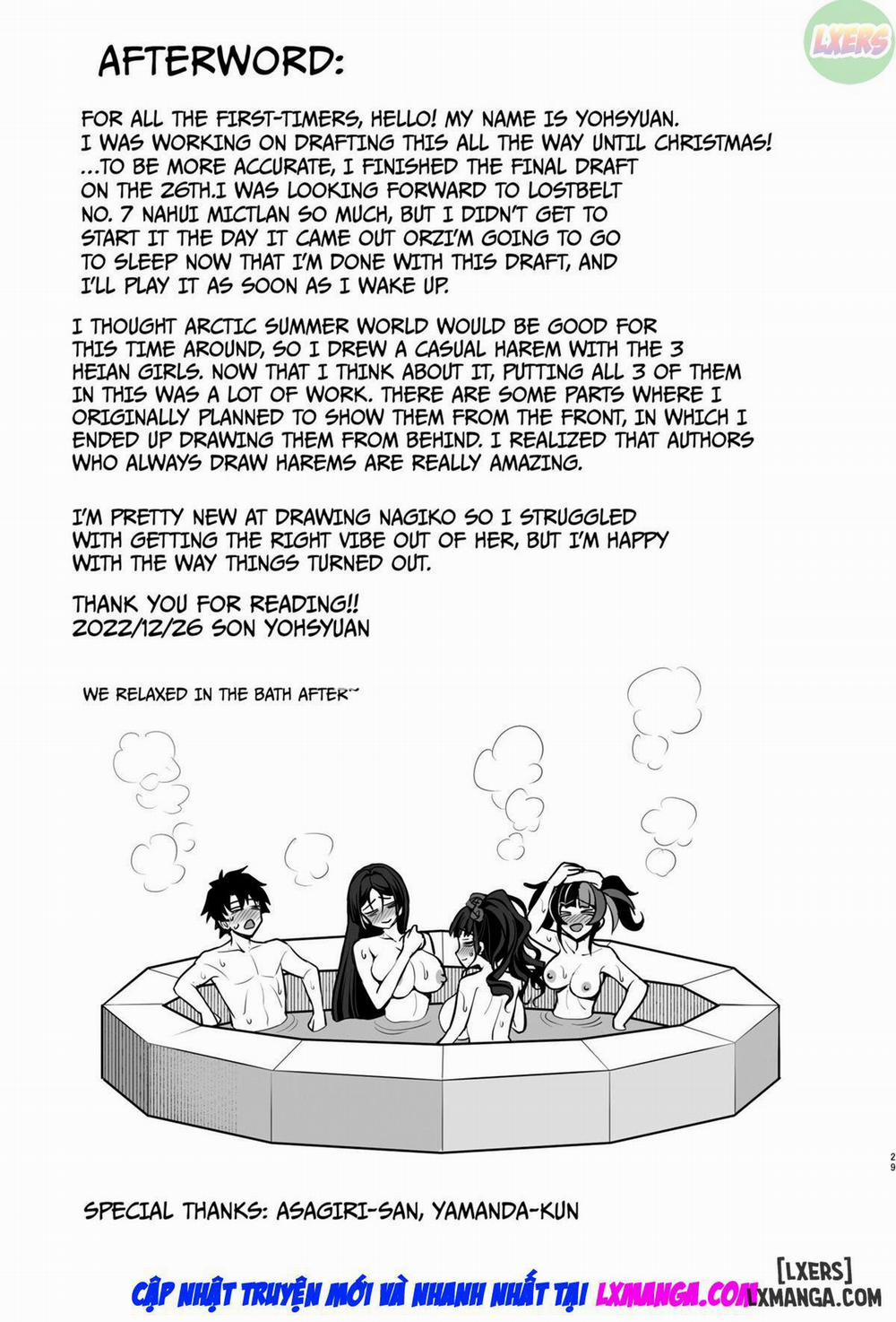 Heian Girls 4P Sexy Bathhouse Play Oneshot trang 30