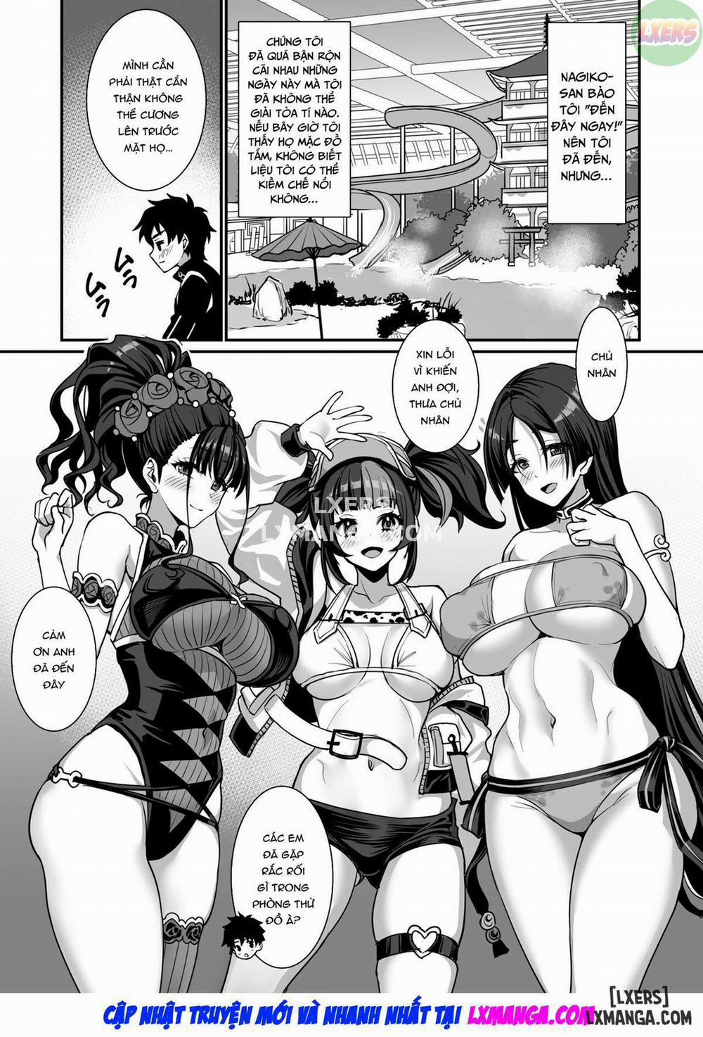 Heian Girls 4P Sexy Bathhouse Play Oneshot trang 4