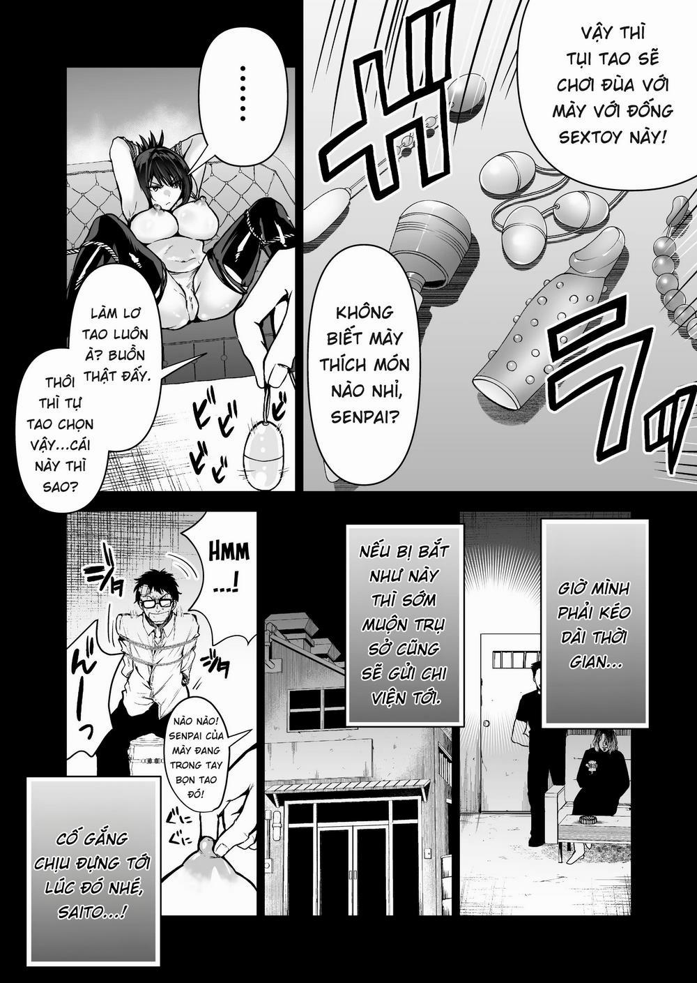 Hema Shita Boku o Kabatte Tsukamatta Senpai Onna Sousakan ga Akutou-domo ni Biyaku-zuke de Yarareru Sugata ni Kuzu Bokki Oneshot trang 27