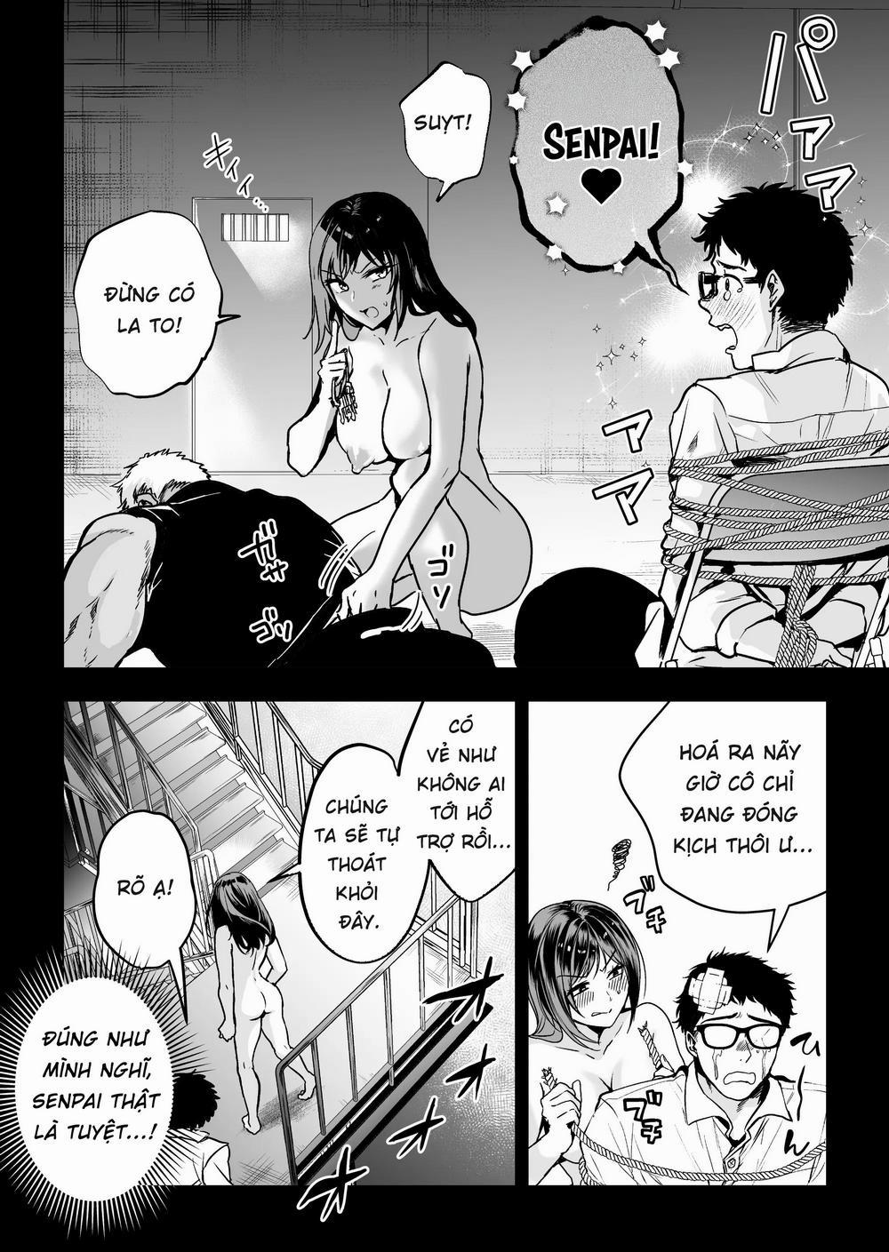 Hema Shita Boku o Kabatte Tsukamatta Senpai Onna Sousakan ga Akutou-domo ni Biyaku-zuke de Yarareru Sugata ni Kuzu Bokki Oneshot trang 51