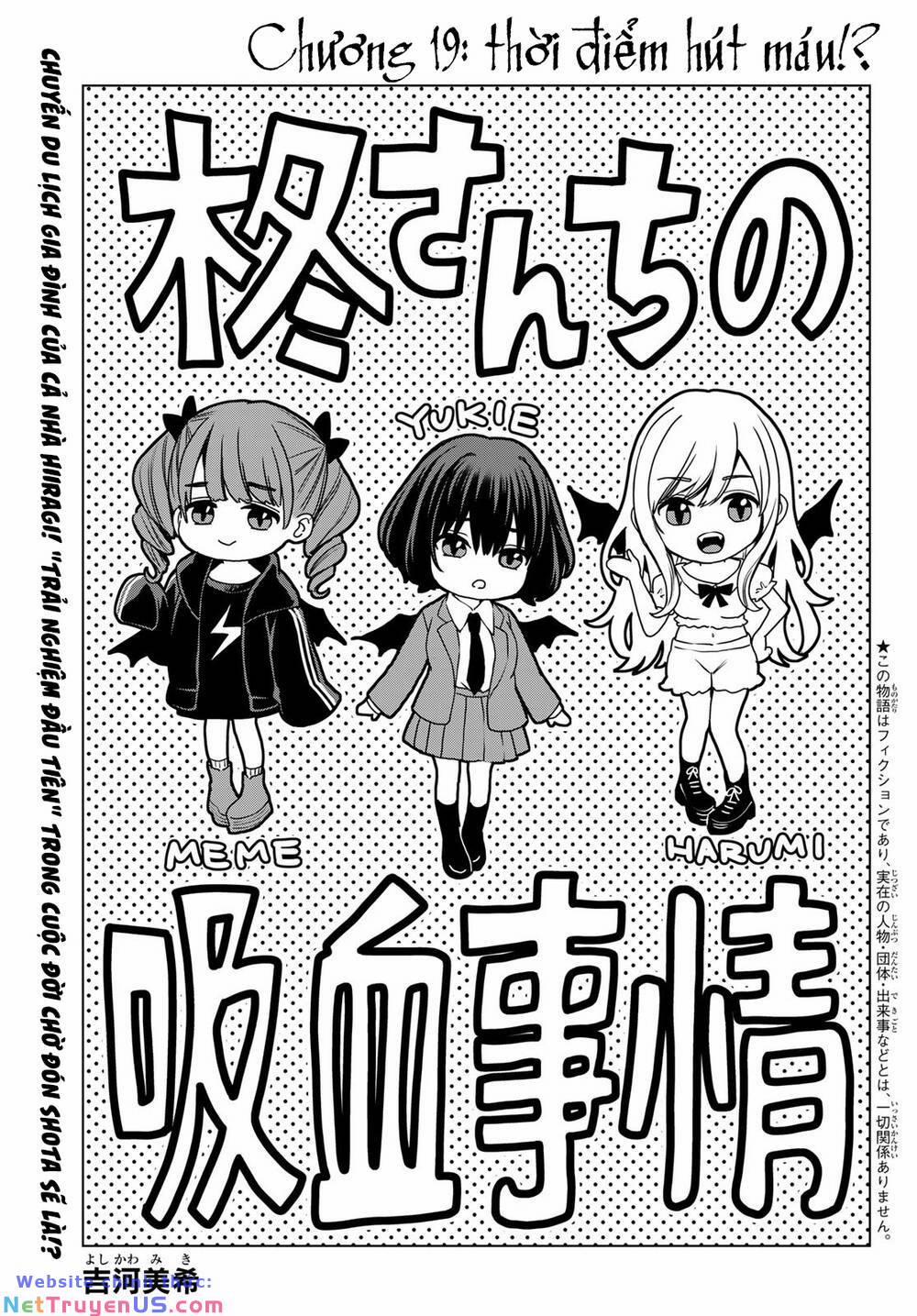 Hiiragi-San Chi No Kyuuketsu Jijou 19 trang 1