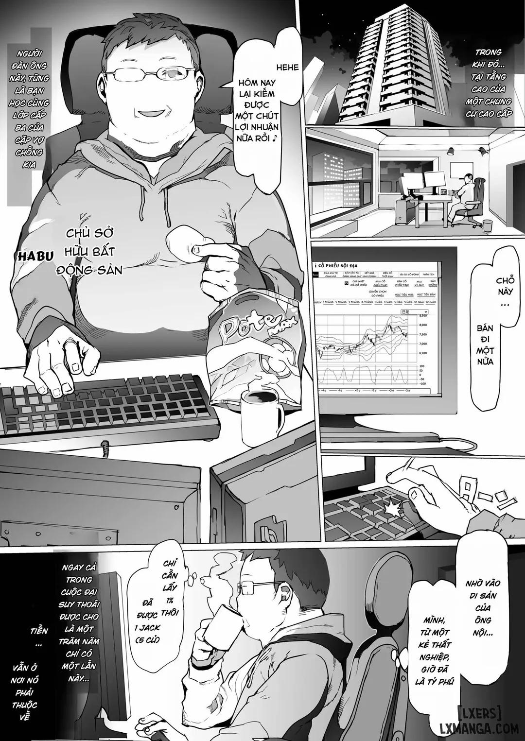 Hinpu no Sa – Kane de Toriageta Taninzuma o Shuu Feti Saiaku Maso Shihai Kyouiku Oneshot trang 8