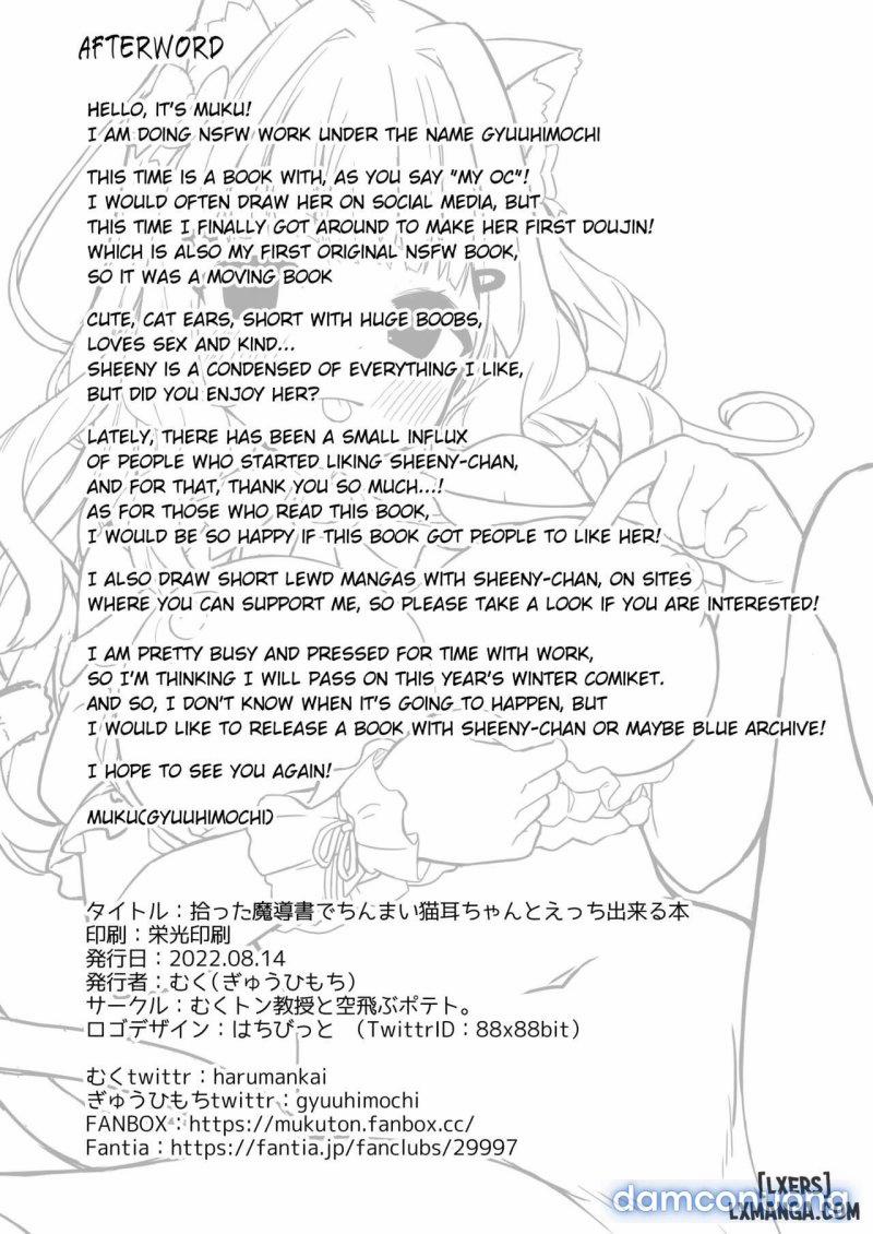 Hirotta Madousho de Chinmai Nekomimi-chan to Ecchi Dekiru Hon 1 trang 23