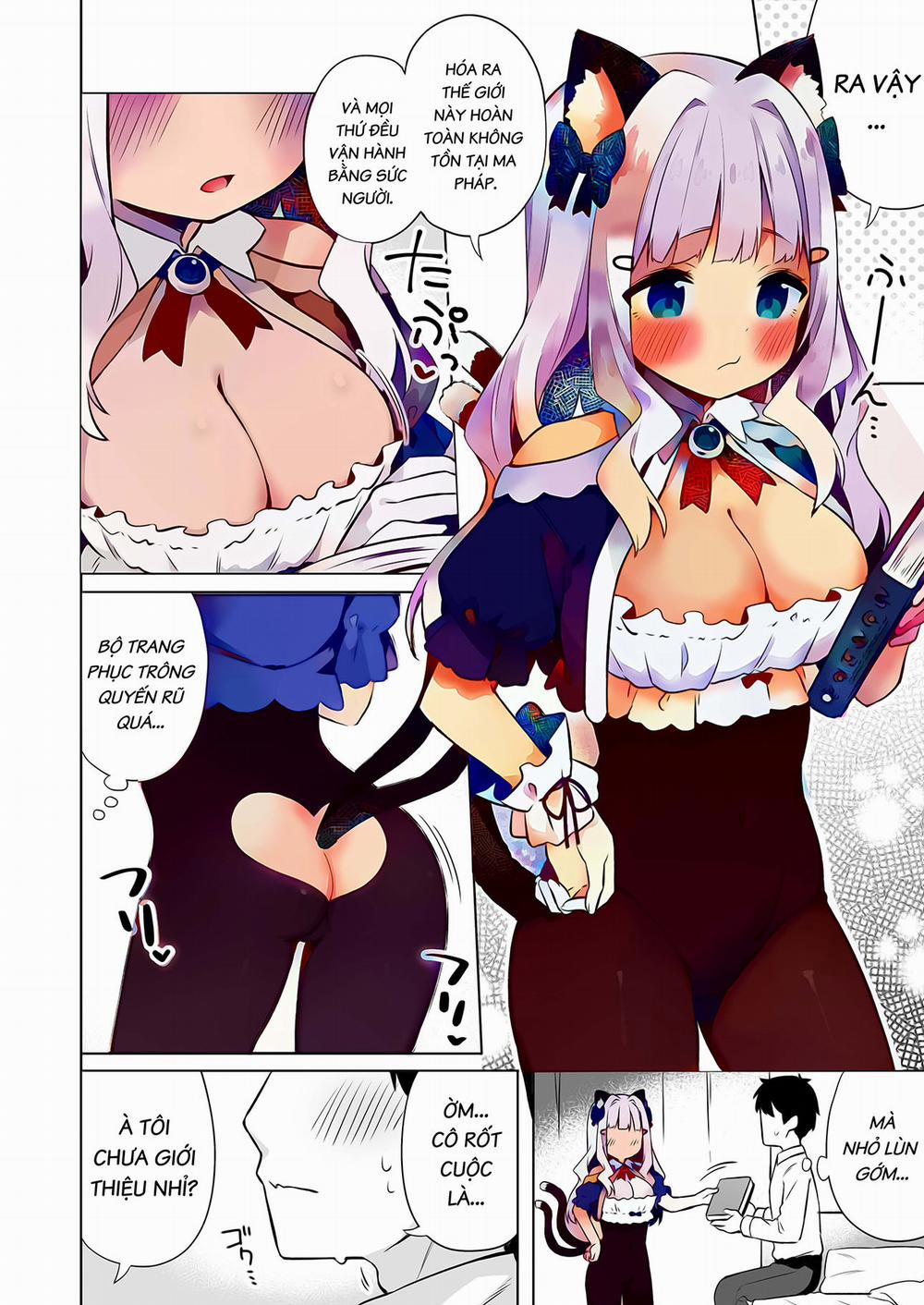 Hirotta Madousho de Chinmai Nekomimi-chan to Ecchi Dekiru Hon Oneshot nứng trang 2