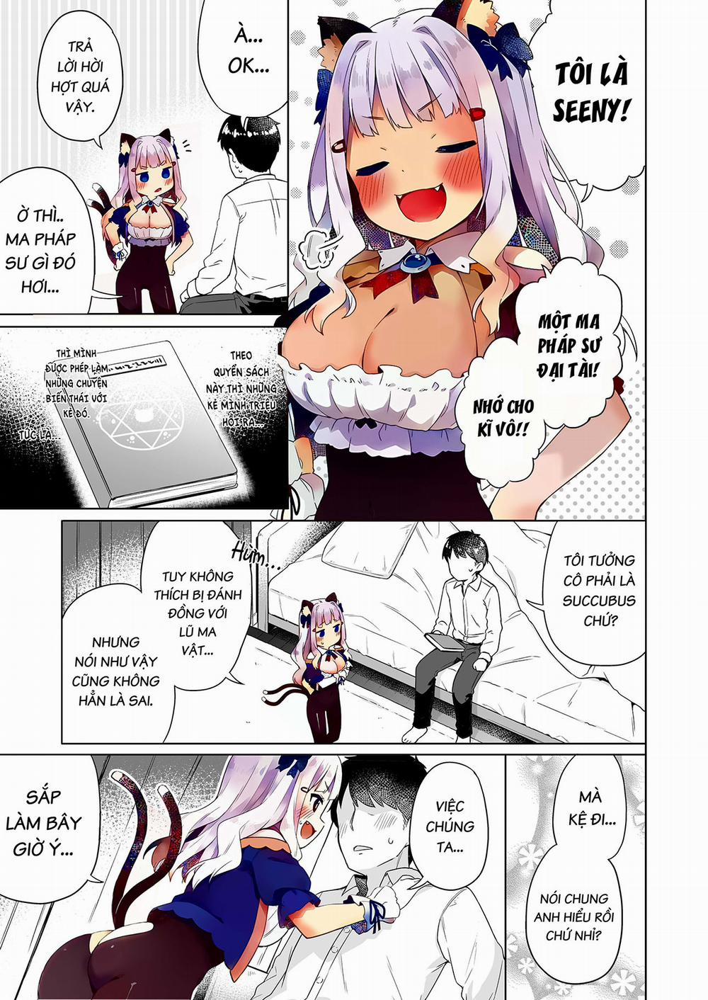 Hirotta Madousho de Chinmai Nekomimi-chan to Ecchi Dekiru Hon Oneshot nứng trang 3