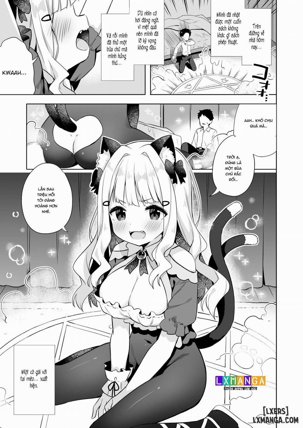 Hirotta Madousho de Chinmai Nekomimi-chan to Ecchi Dekiru Hon Oneshot trang 1