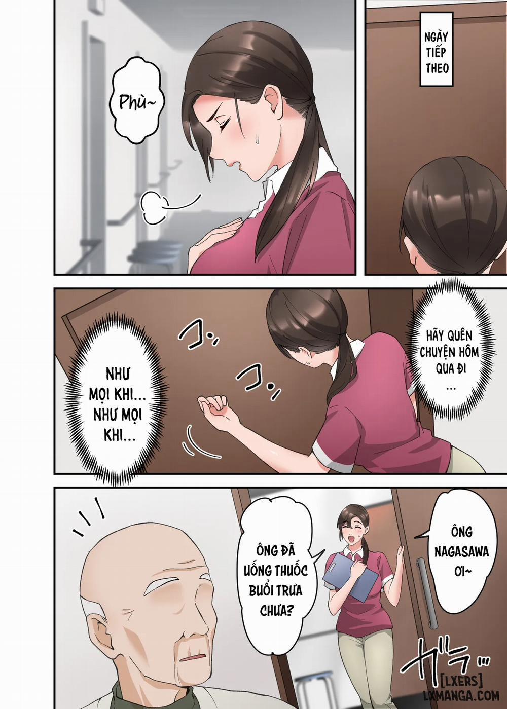 Hitozuma no Kaigoshi ga Yoboyobo Jii-san ni Ikasare Makuru Hanashi- Truyện Màu 2 trang 4