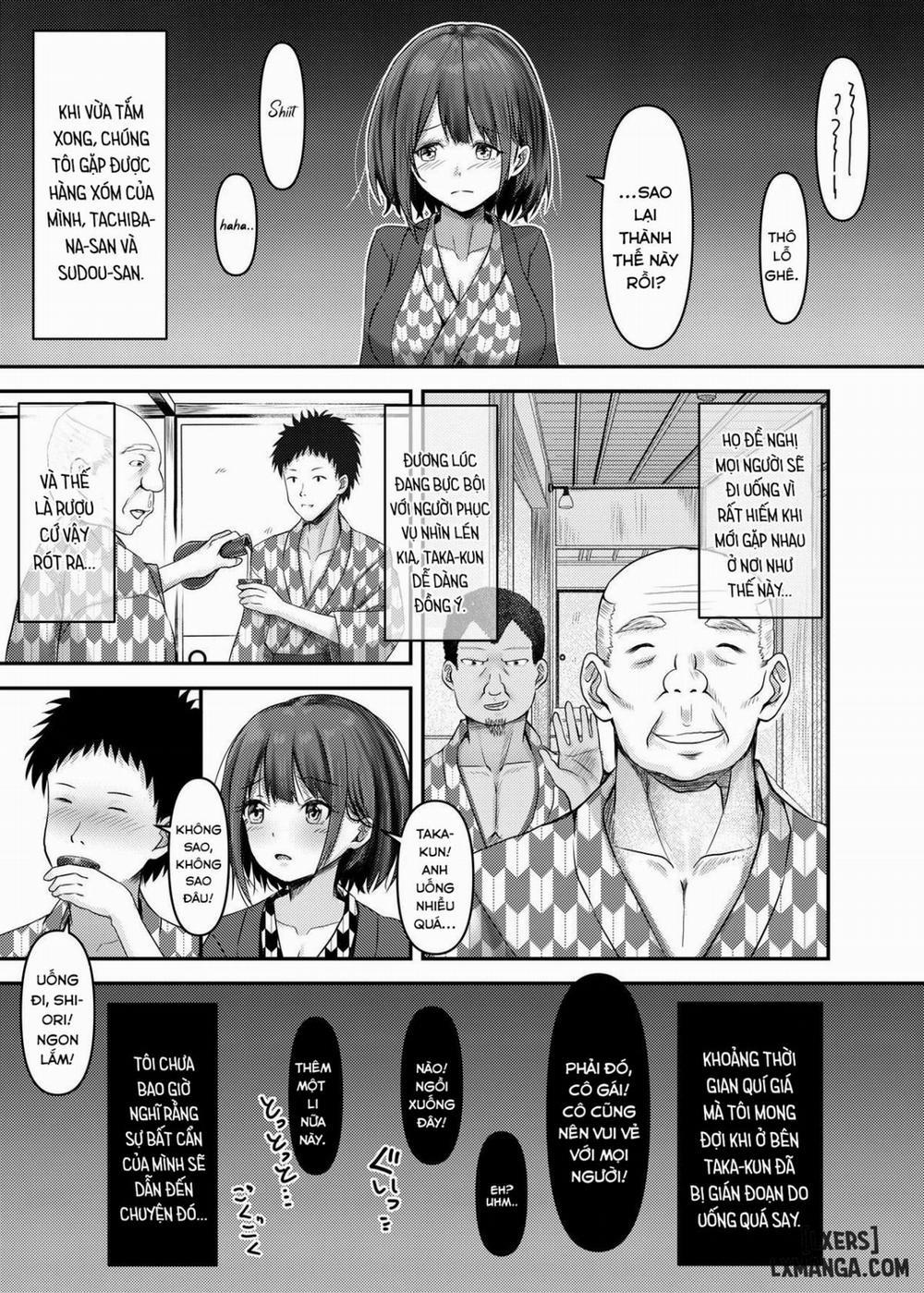 Hitozuma Shiori ga Onsen Ryokou de NTRta Hi Oneshot trang 8