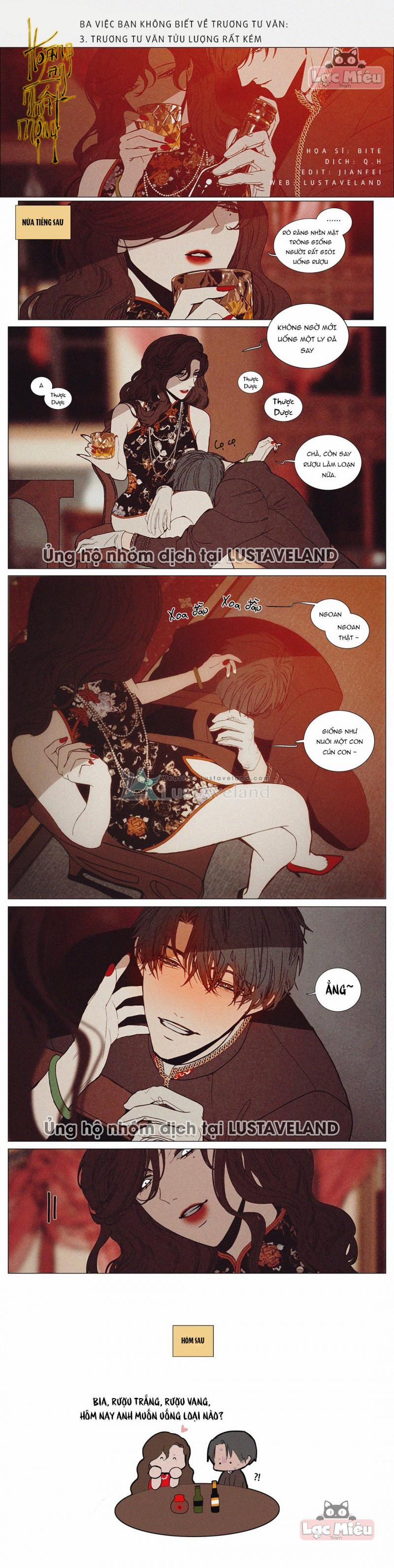 Hoàng Lan Nhất Mộng 0 CHAP BONUS 0 3 VIỆC BẠN CHƯA BIẾT VỀ TRƯƠNG TƯ VĂN 0 trang 0