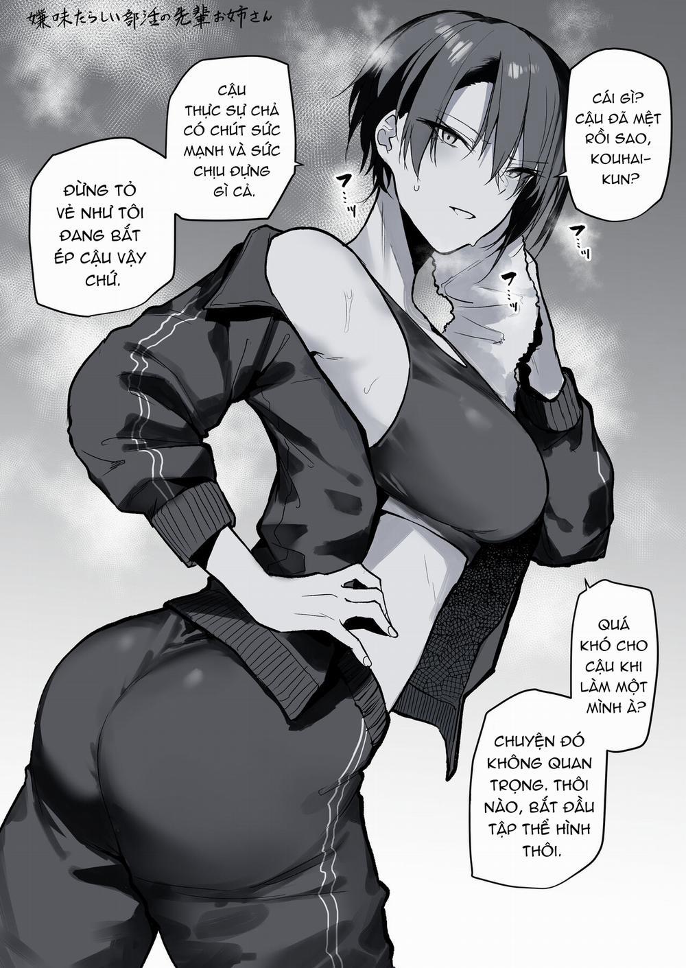 Hoạt động câu lạc bộ cùng với chị tiền bối hay châm biếm Oneshot trang 2