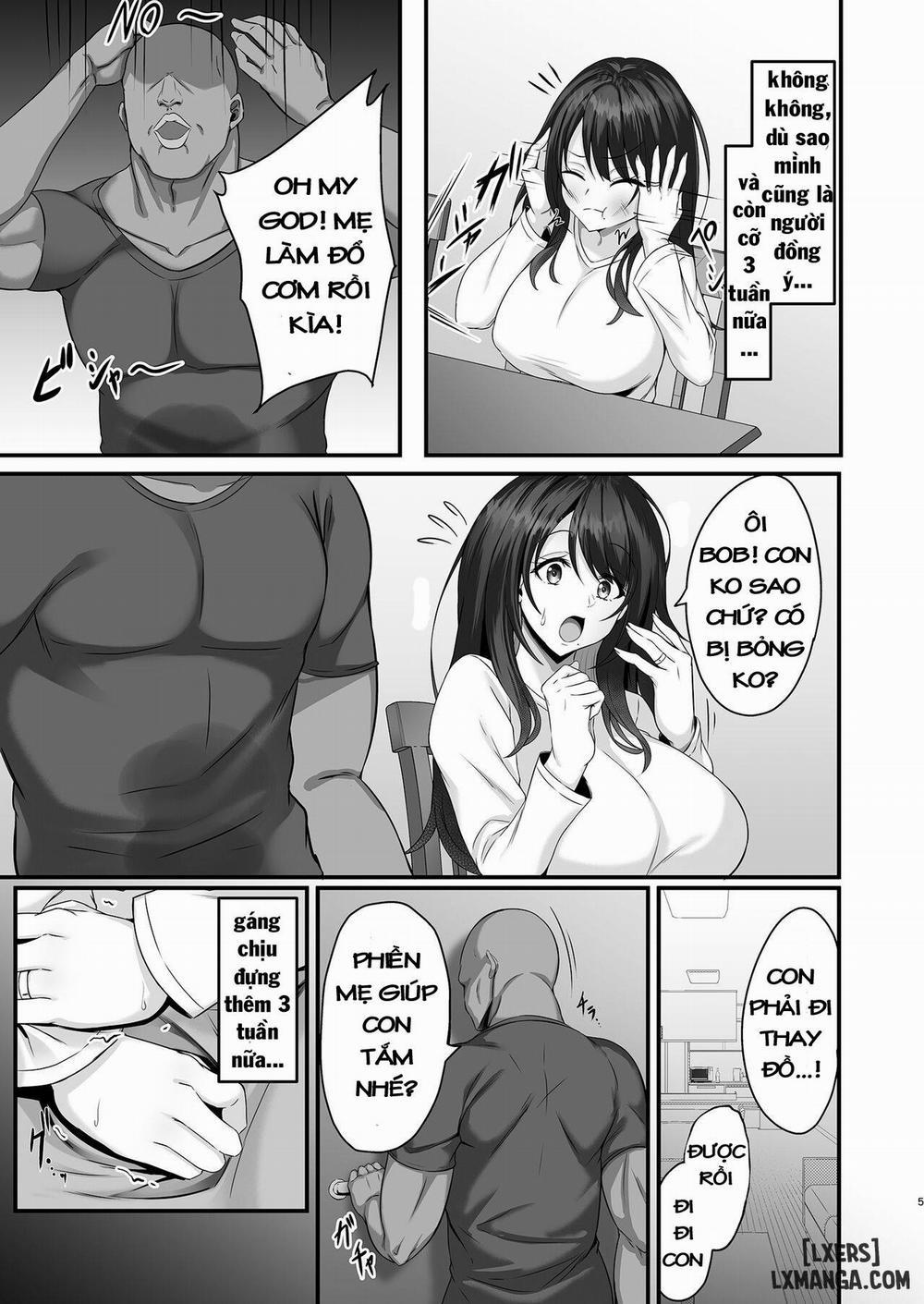 Homestay Saki no Mama-san ga Boku no Dekamara de Ikimakutta Hanashi Oneshot trang 4