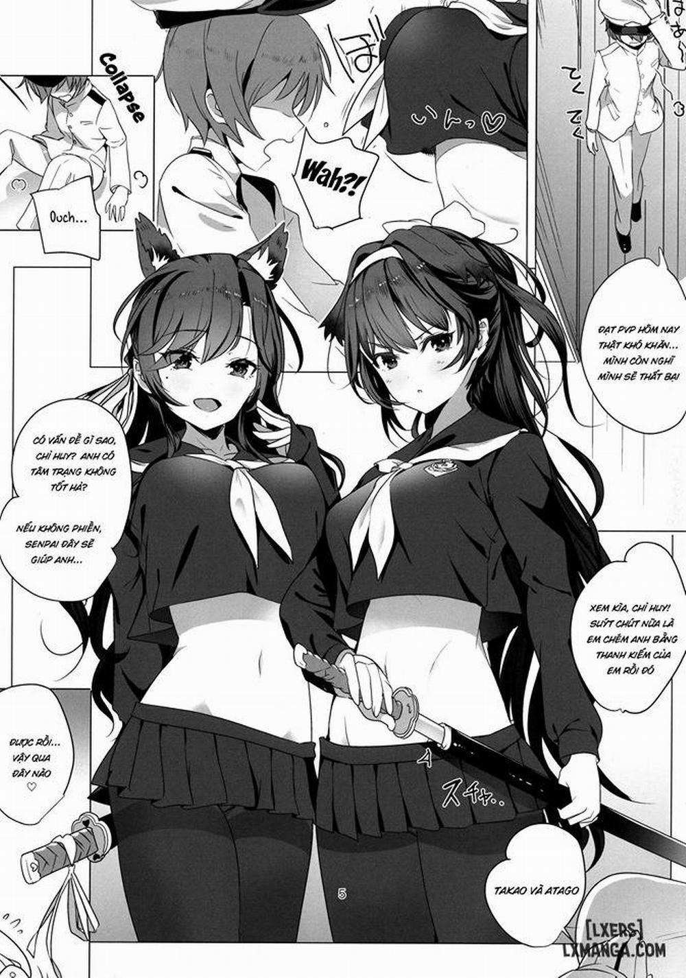 Houkago Yuuwaku Takao to Atago Oneshot trang 3