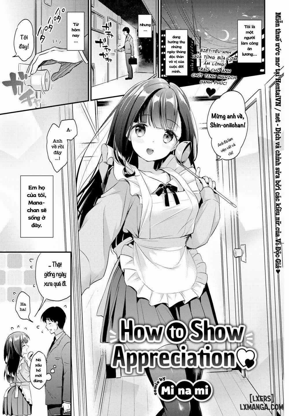 How To Show Appreciation Oneshot trang 0