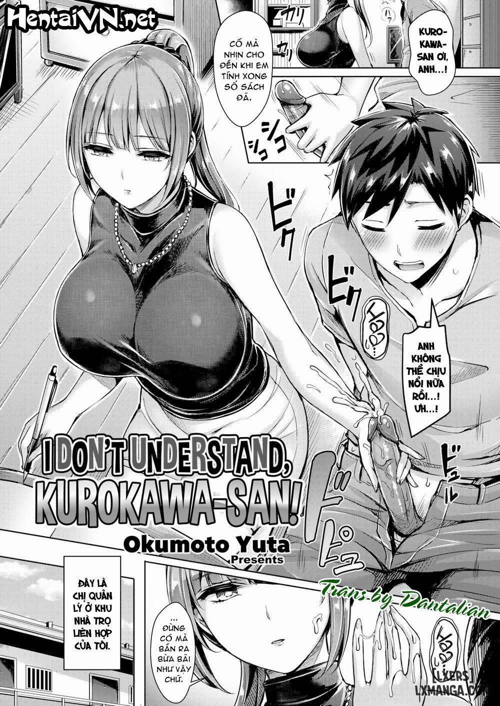 I Don’t Understand, Kurokawa-san Oneshot trang 0