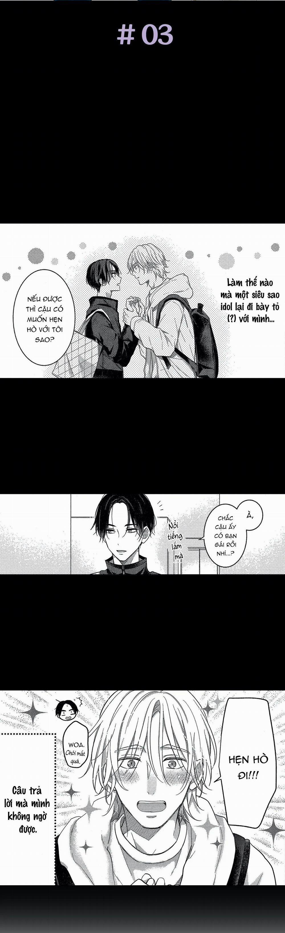 Idol, anh đừng yêu đương mà 3 trang 1
