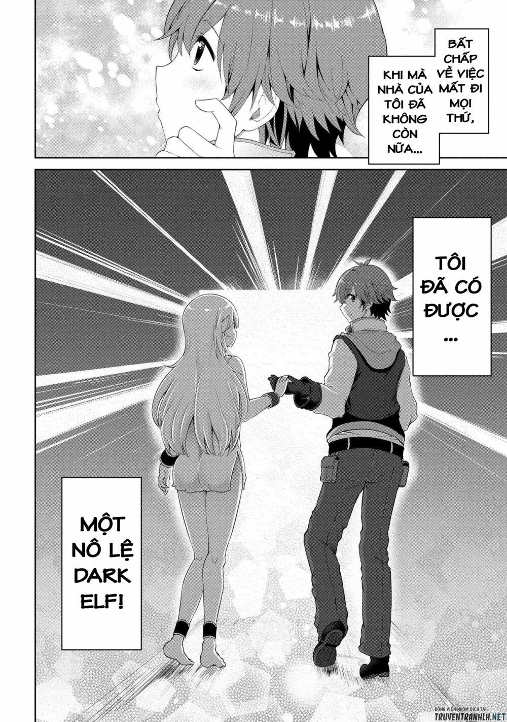 Ie Ga Moete Jinsei Dou Demo Yoku Natta Kara, Nokotta Nakenashi No Kin De Dark Elf No Dorei O Katta 1 trang 32