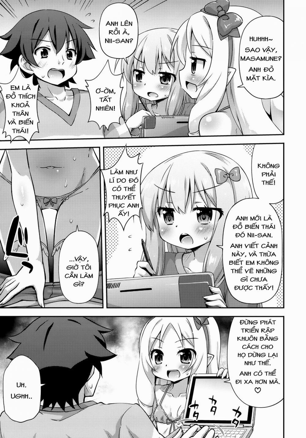 Imouto to Ero LigNov o Tsukurou (Eromanga-sensei) Oneshot trang 4