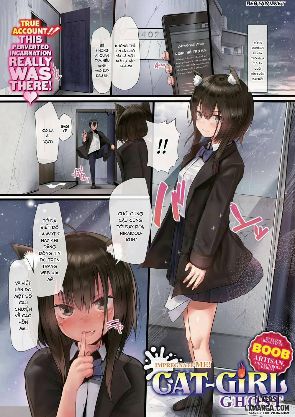 Impregnate me! Cat-Girl Ghost Oneshot trang 0