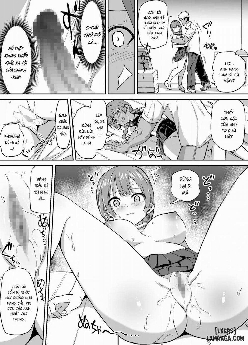 Inaka de wa Kawaii Kanojo wo Furyou no Senpai ni Netorare Oneshot trang 9