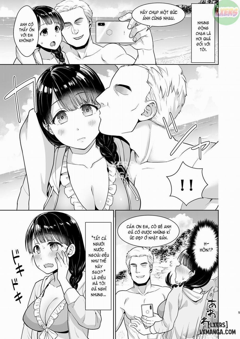 Iya da to Ienai Jimikei Shoujo to Hamabe no Gaikokujin Ryokoukyaku Oneshot trang 3