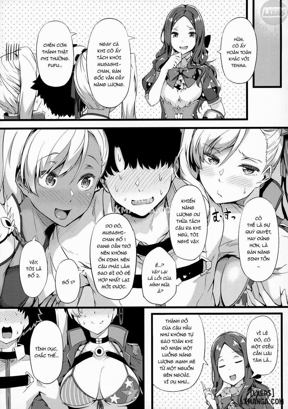 Iza Mankai! Kouhaku Yoridori Chichi Zakura Oneshot trang 6