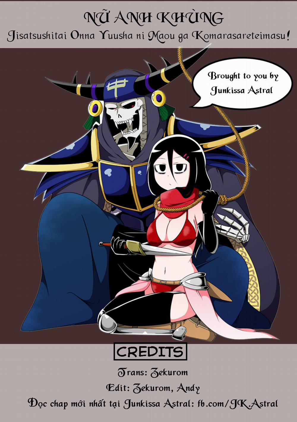 Jisatsushitai Onna Yuusha Ni Maou Ga Komarasareteimasu! 4 trang 0