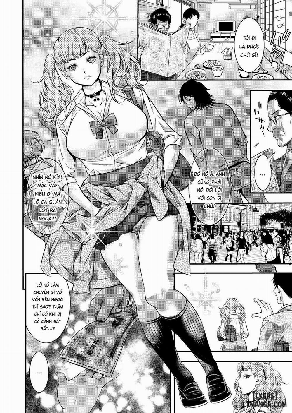 JK Bitch Gyaru ga Enkou o Chichioya ni Okorareta node Kinshin Soukan Shite yatta Oneshot trang 1
