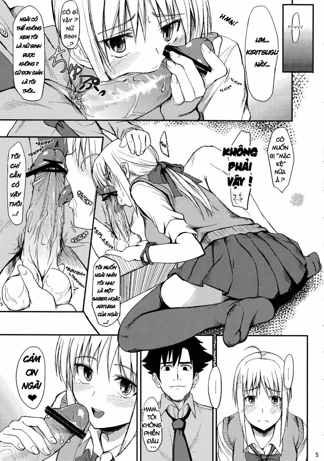 Joshikou Saber (Fate/Zero) OneShot trang 4