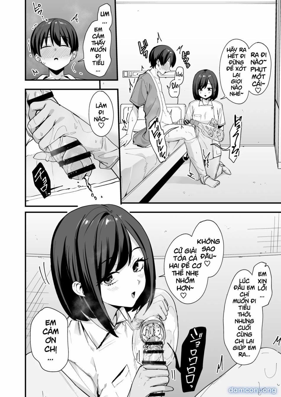 Kangoshi-San Ga Chinko Arau Tsuide Ni Nuitekureru Hanashi OneShot trang 12