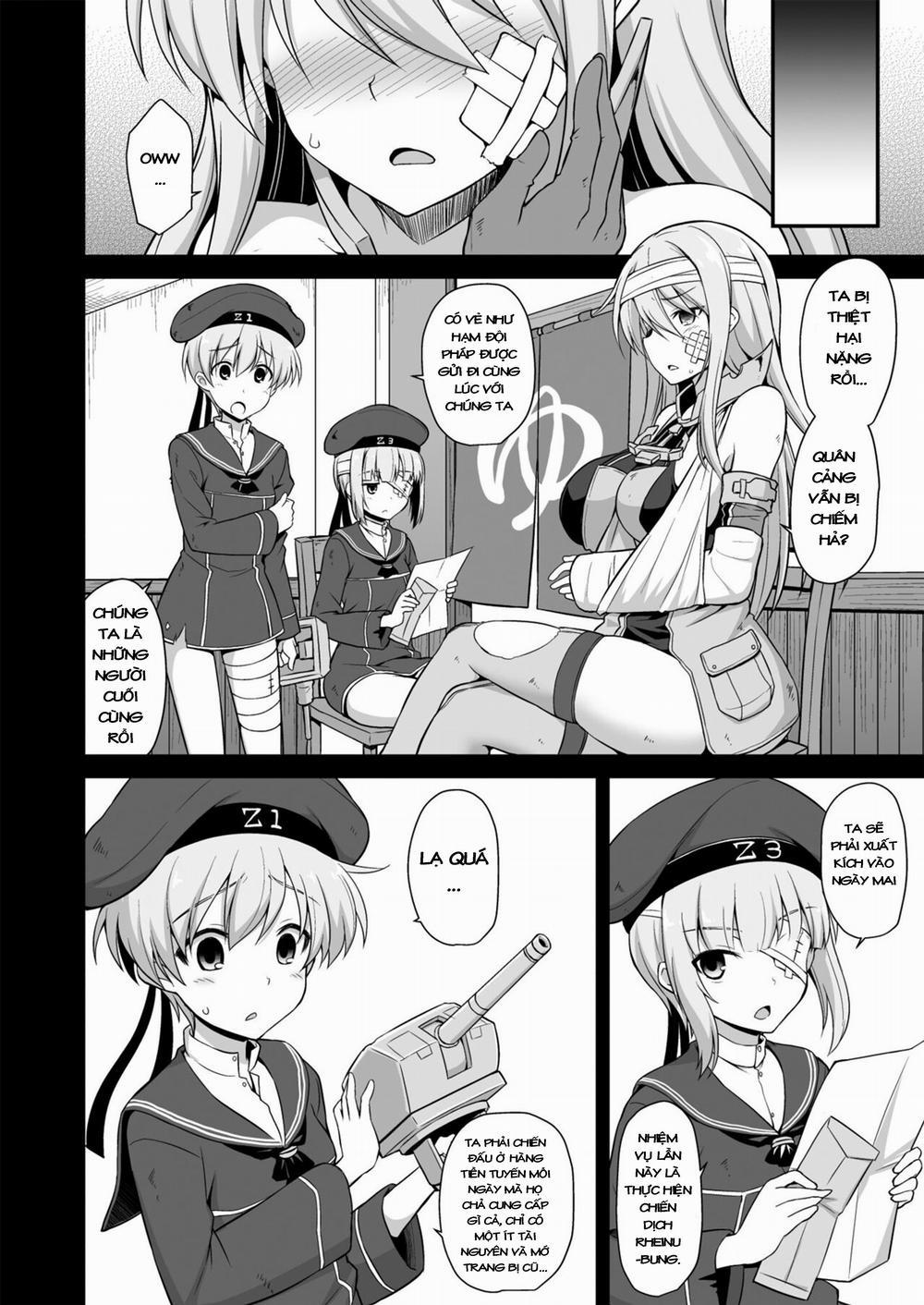 Kanmusu Chakunin Zenya Prinz Eugen Yaku Ochi Nyuugi Kousai (Kantai Collection) Oneshot trang 3