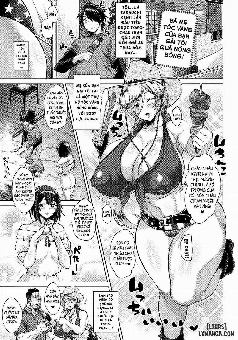 Kanojo no Kinpatsu Mama ga Sukebe Sugiru Ken Oneshot trang 0