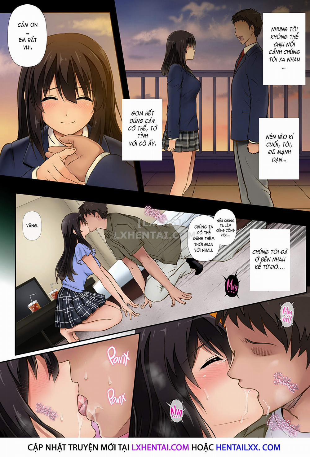 Kare to Watashi to Tenchou no Shinya Kinmu 1 0 Không che trang 4