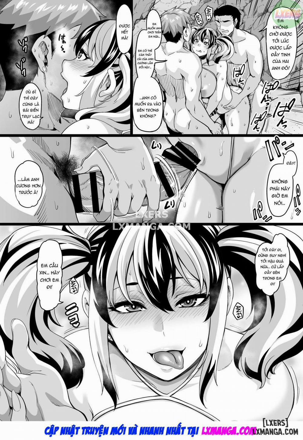 Kazoku Ryokou wa Yarimoku Beach de Sex Zanmai 2 END trang 28