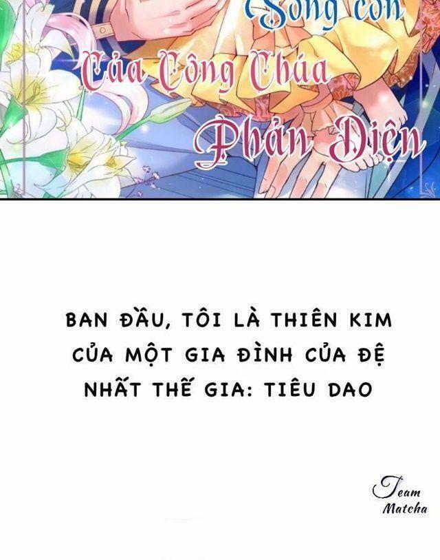Kế Hoạch Sống Còn Của Công Chúa Phản Diện 1 trang 1