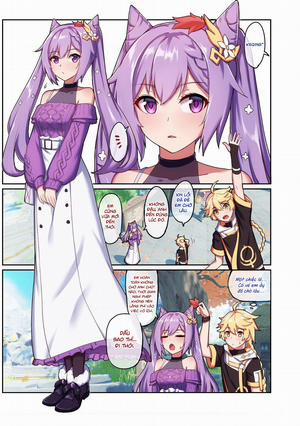 Đọc truyện tranh Keqing hẹn hò với Nhà Lữ Hành