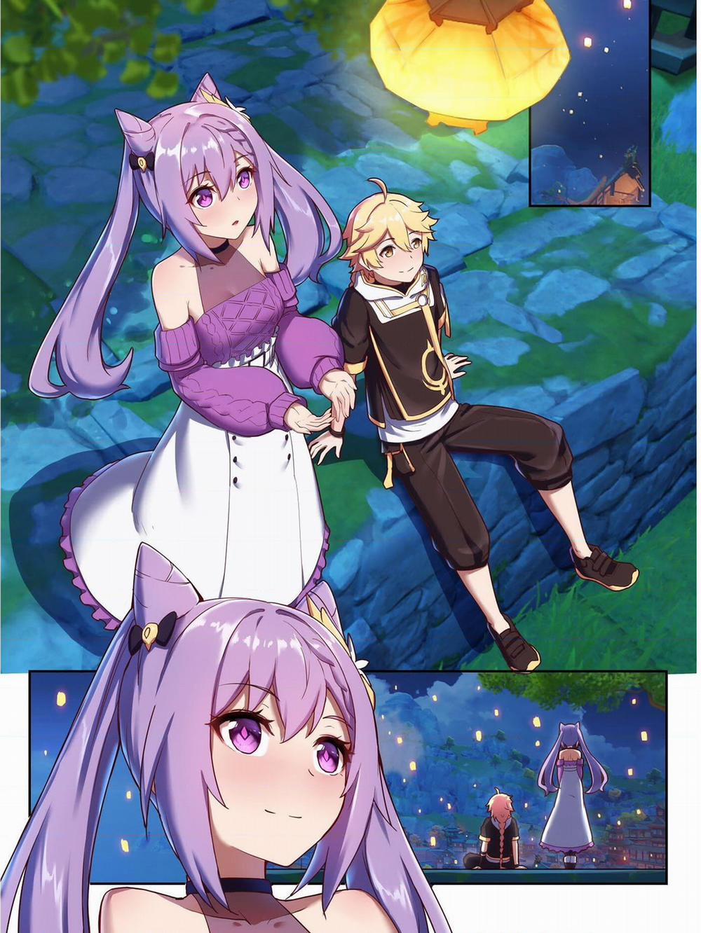 Keqing hẹn hò với Nhà Lữ Hành Oneshot trang 9