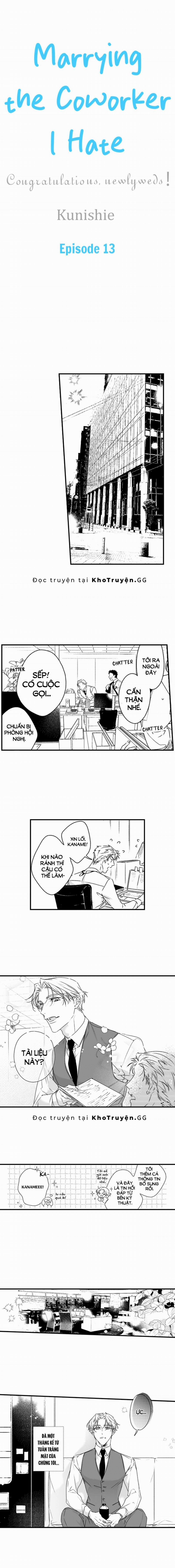 Kết Hôn Với Vị Đồng Nghiệp Tôi Ghét 13 trang 0