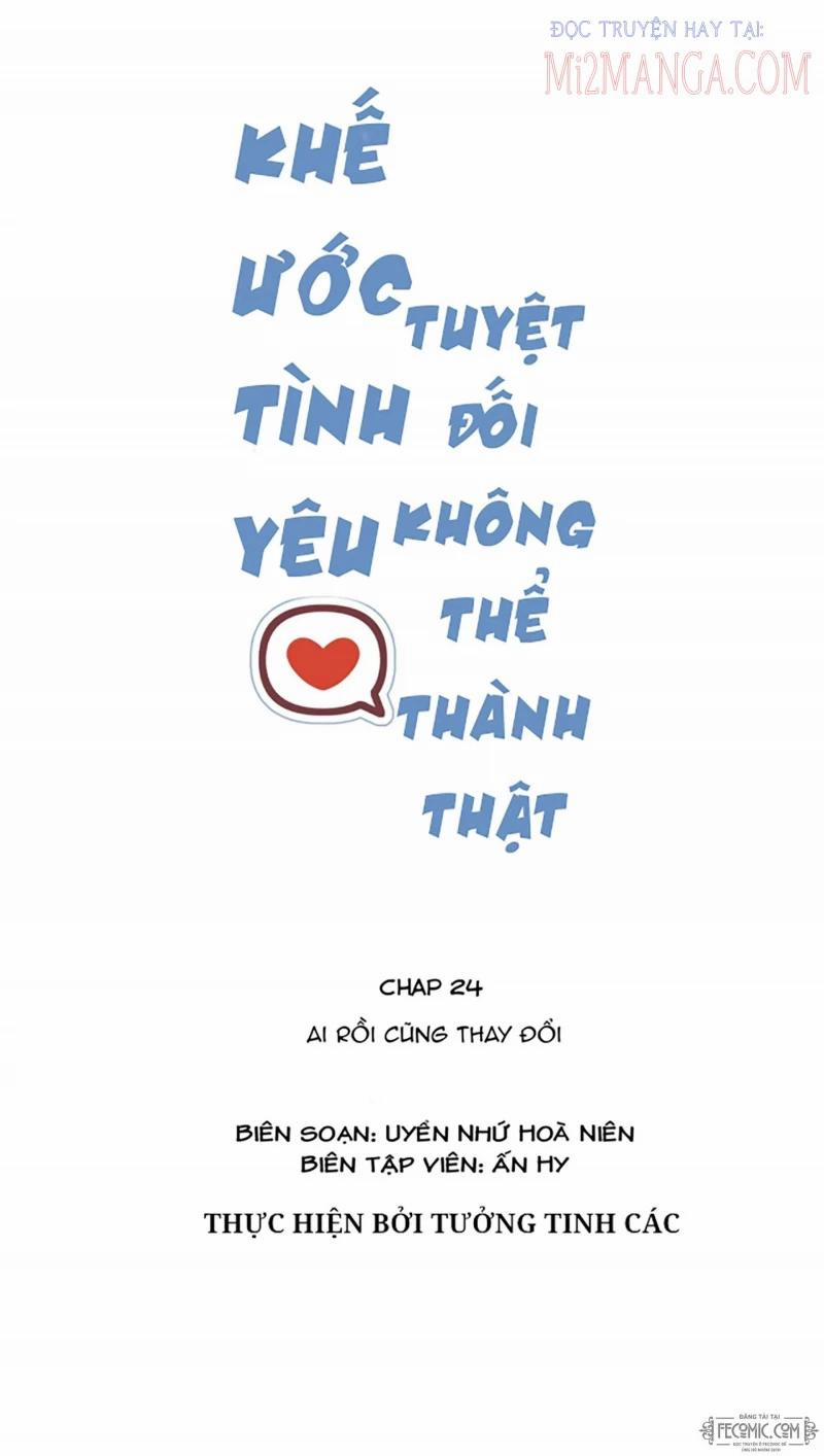 Khế Ước Tình Yêu: Tuyệt Đối Không Thể Phim Giả Tình Thật 27 trang 0