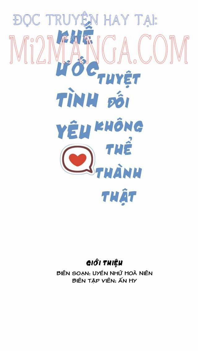 Khế Ước Tình Yêu: Tuyệt Đối Không Thể Phim Giả Tình Thật 28 trang 0