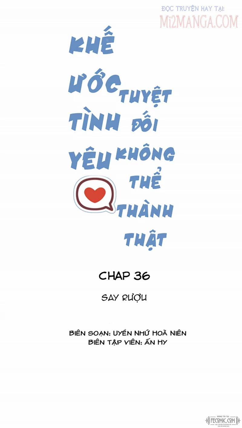 Khế Ước Tình Yêu: Tuyệt Đối Không Thể Phim Giả Tình Thật 36 trang 0