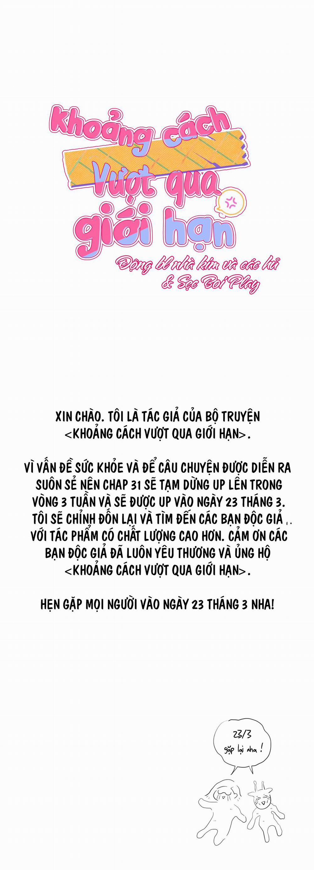 Khoảng Cách Vượt Qua Giới Hạn 0.0 Thông báo trang 1