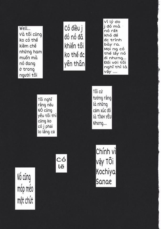 Kochiya Sanae wa Yuganderu (Touhou Project) Oneshot trang 2