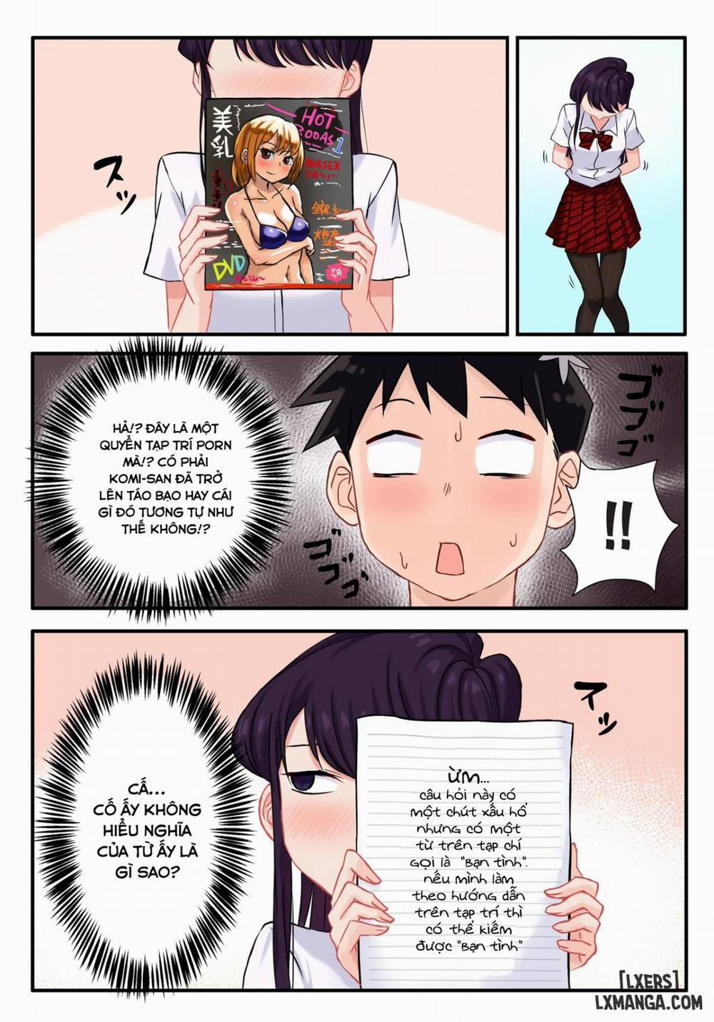 Komi-san wa, H Mousoushou desu Oneshot trang 4