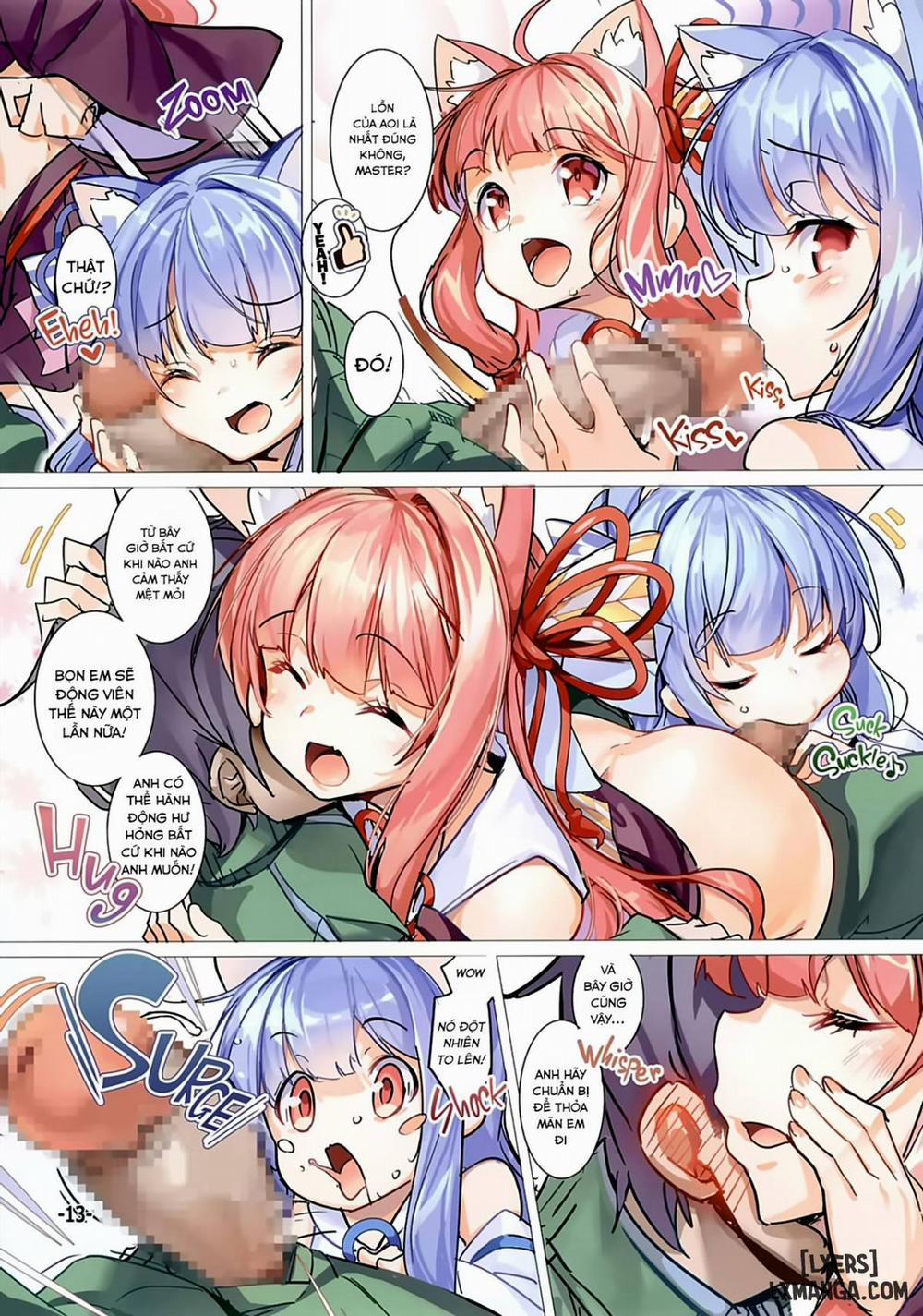 Kotonoha Shimai no Ochikomu Master o Nekomimi de Yuuwaku Suru Hon Oneshot trang 12