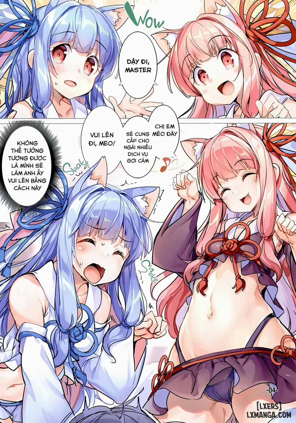 Kotonoha Shimai no Ochikomu Master o Nekomimi de Yuuwaku Suru Hon Oneshot trang 3