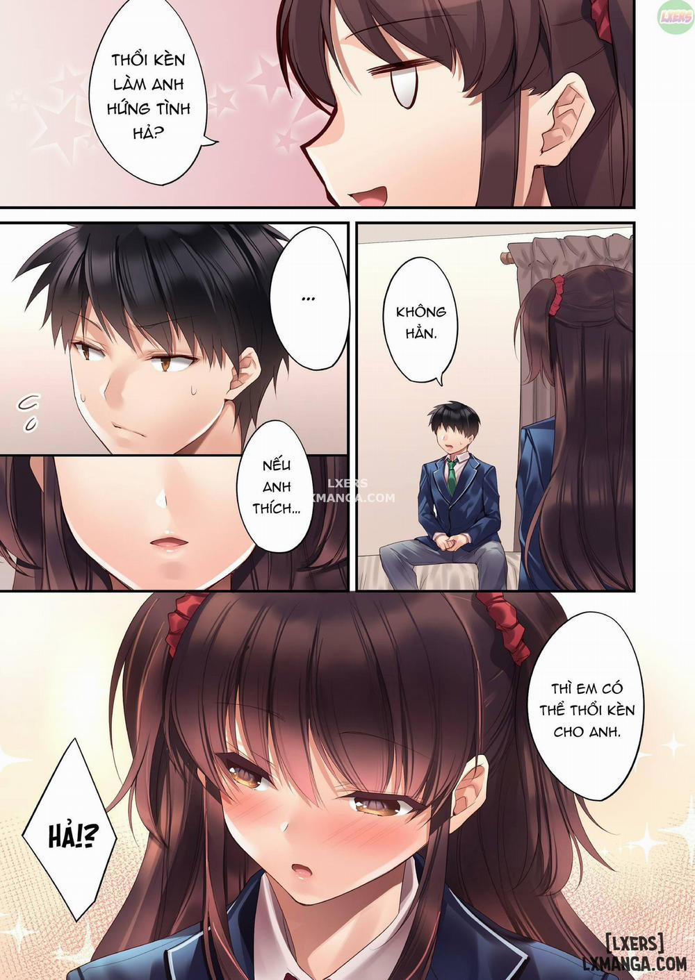 Kouhai JK ga Gimai ni!? Namaiki na Imouto ni Iroiro Wakarasete Mita Oneshot trang 14