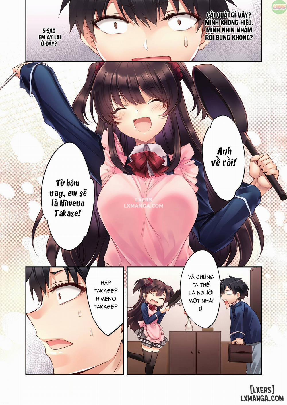 Kouhai JK ga Gimai ni!? Namaiki na Imouto ni Iroiro Wakarasete Mita Oneshot trang 7