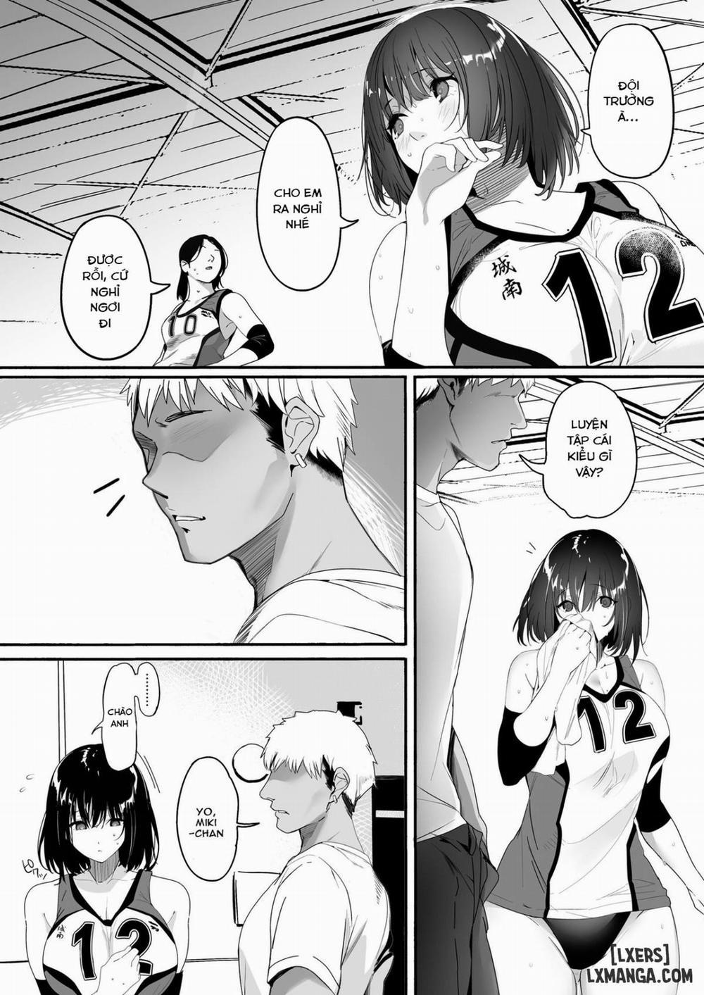 Koushinchou Volley-bu no Seisokei Kanojo ga Senpai no Mono ni Natte Shimau Ichibushijuu Oneshot trang 4