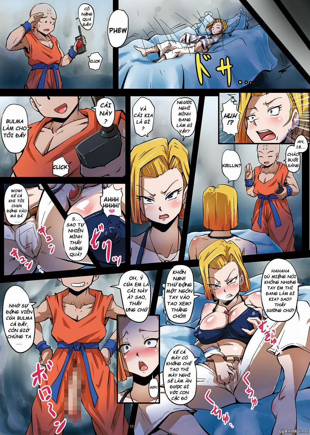 Krillin và Android 18, chuyện chưa kể (Dragon Ball Z) Oneshot trang 12
