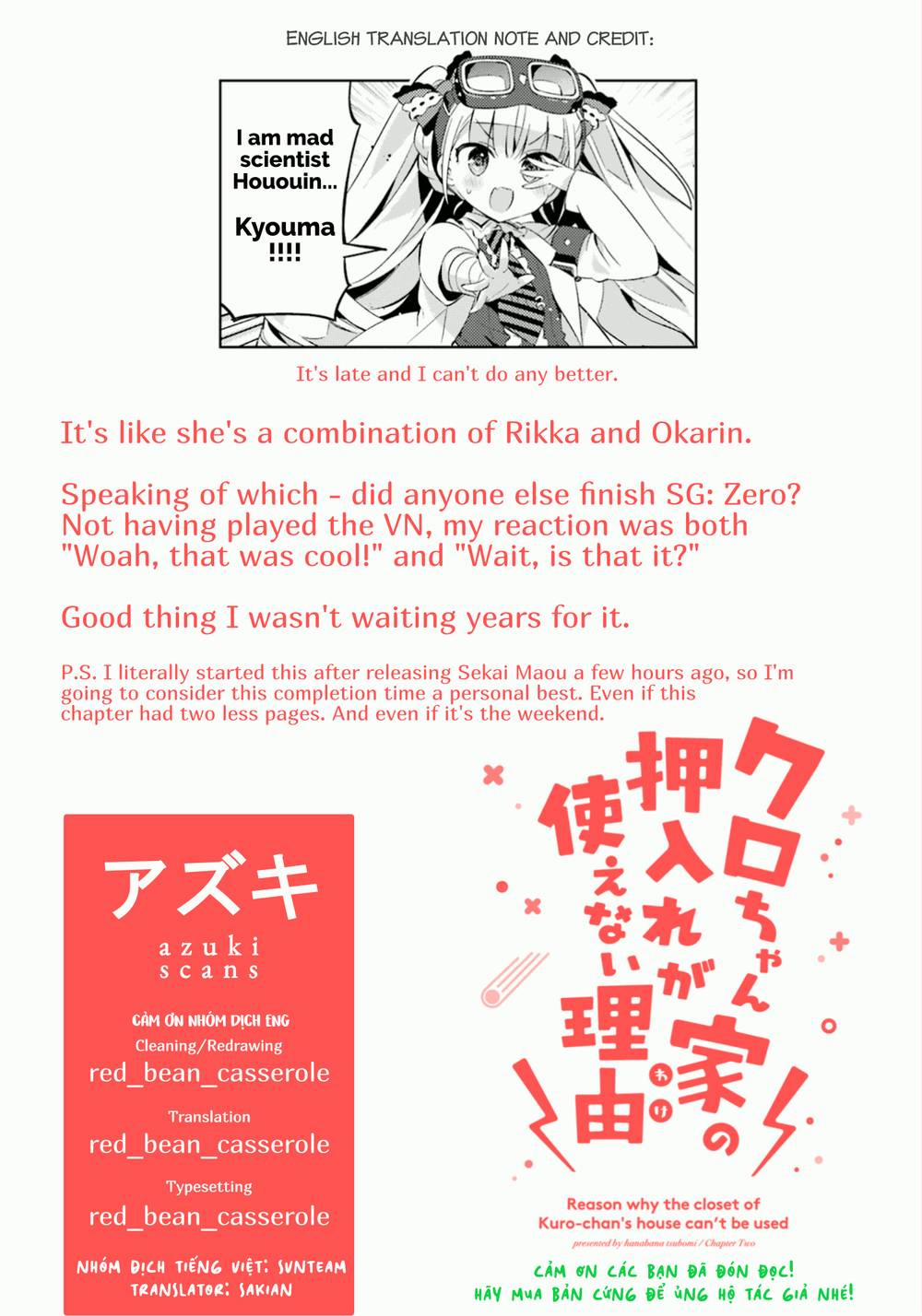 Kuro-Chan Chi No Oshiire Ga Tsukaenai Riyuu 17 trang 10